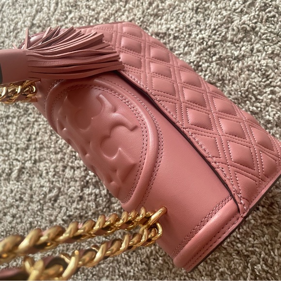 Tory Burch Small Fleming Convertible
Shoulder Bag-Pink Magnolia-*NEW* - Picture 11 of 16